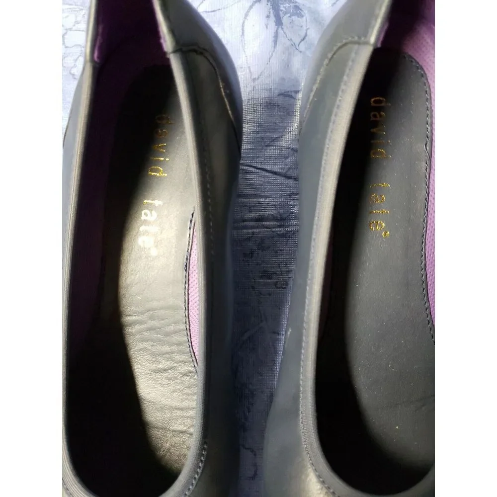 David Tate Women's Supreme leather Pump,Navy,7 M‎ US